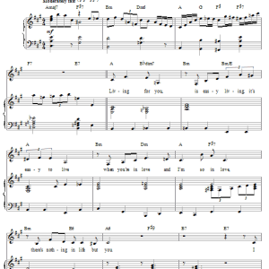 Billie Holiday Easy Living Musik Noten - Piano, Vocal & Guitar Chords - 121466-0
