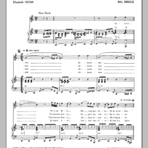 Billy Bridge ATTENDS MOI Musik Noten - Piano & Vocal - 117075-0