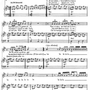 Billy Bridge Comme Si J'Avais Vecu Avant Musik Noten - Piano & Vocal - 119591-0