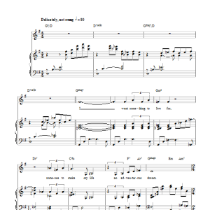Billy Strayhorn Something To Live For Musik Noten - Piano, Vocal & Guitar Chords - 117883-0
