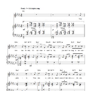 Billy Strayhorn Your Love Has Faded Musik Noten - Piano, Vocal & Guitar Chords - 117882-0
