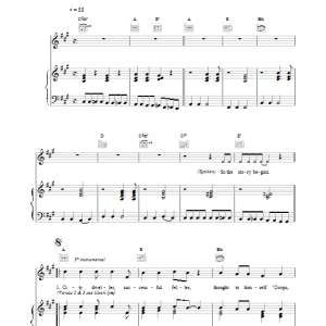 Blur Country House Musik Noten - Piano Chords/Lyrics - 101398-0