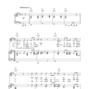 Bob Dylan Shelter From The Storm Musik Noten - Guitar Chords/Lyrics - 117685-0