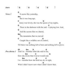 Bob Seger and the Silver Bullet Band Against The Wind Musik Noten - Guitar Chords/Lyrics - 122169-0