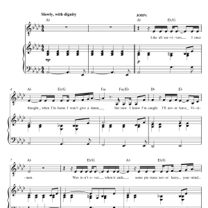 Boublil and Schonberg Bui-Doi (from Miss Saigon) Musik Noten - Piano & Vocal - 119396-0