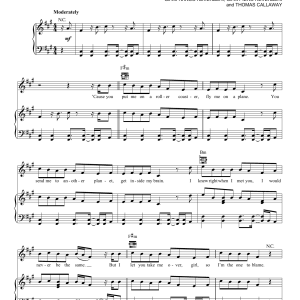 Brett Eldredge Lose My Mind Musik Noten - Piano, Vocal & Guitar Chords - 161372-0