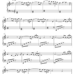 Brian Crain A Love Story Musik Noten - Piano Solo - 120706-0