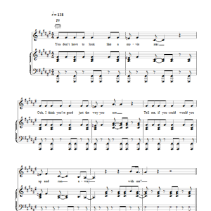 Britney Spears Ooh La La Musik Noten - Piano, Vocal & Guitar Chords - 116622-0