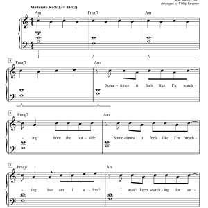 Building 429 Where I Belong (arr. Phillip Keveren) Musik Noten - Easy Piano - 155043-0
