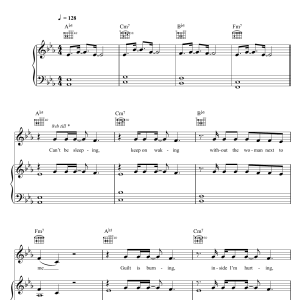 Calvin Harris Blame (feat. John Newman) Musik Noten - Piano, Vocal & Guitar Chords - 119485-0