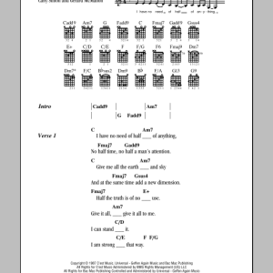 Carly Simon Give Me All Night Musik Noten - Guitar Chords/Lyrics - 153151-0