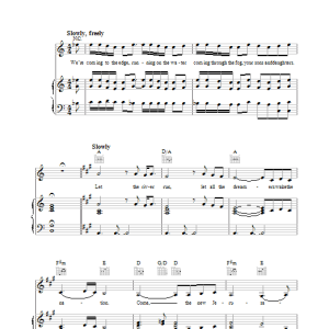 Carly Simon Let The River Run Musik Noten - Guitar Chords/Lyrics - 153174-0