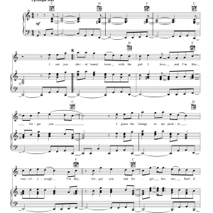 Cee Lo Green F**k You (Forget You) Musik Noten - Piano Chords/Lyrics - 108110-0