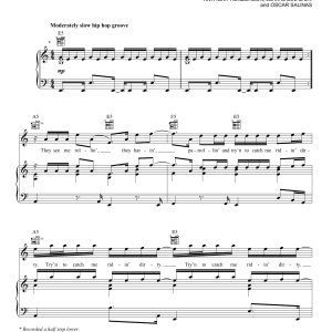Chamillionaire Ridin Musik Noten - Piano, Vocal & Guitar Chords - 157353-0