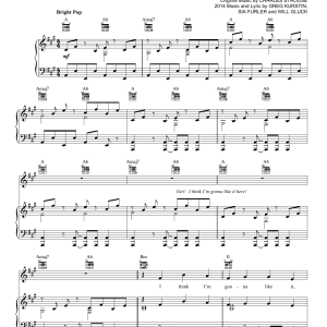 Charles Strouse I Think I'm Gonna Like It Here (2014 Film Version) Musik Noten - Piano, Vocal & Guitar Chords - 158539-0