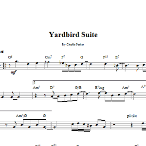 Charlie Parker Yardbird Suite Musik Noten - Piano Solo - 152363-0
