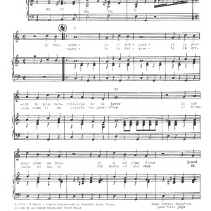 Charlotte Julian Je Frequente Musik Noten - Piano & Vocal - 119707-0