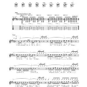 Cheap Trick She's Tight Musik Noten - Guitar Tab - 160624-0