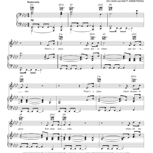 Chris Tomlin At The Cross (Love Ran Red) Musik Noten - Lead Sheet / Fake Book - 178836-0