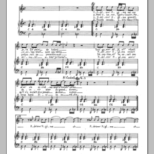Christian Benard ADRIENNE AZEMA Musik Noten - Piano & Vocal - 117067-0