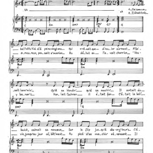 Christian La Mort D'un Rocky Musik Noten - Piano & Vocal - 119769-0