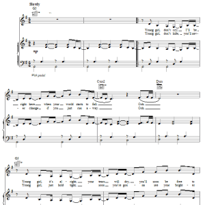 Christina Aguilera The Voice Within Musik Noten - Easy Piano - 107256-0