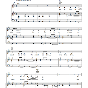 Christina Perri Lonely Child Musik Noten - Piano, Vocal & Guitar Chords - 154698-0