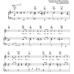 Clarence Profit Lullaby In Rhythm Musik Noten - Piano, Vocal & Guitar Chords - 152687-0