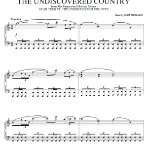 Cliff Eidelman Star Trek VI - The Undiscovered Country Musik Noten - Lead Sheet / Fake Book - 174009-0