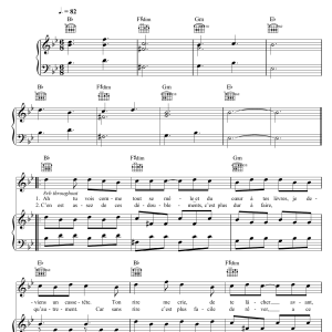 Coeur De Pirate Comme Des Enfants Musik Noten - Piano, Vocal & Guitar Chords - 117998-0