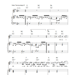 Coldplay Trouble Musik Noten - Piano & Vocal - 111175-0