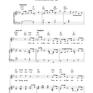 Cole Porter Let's Do It (Let's Fall In Love) Musik Noten - Piano, Vocal & Guitar Chords - 110417-0