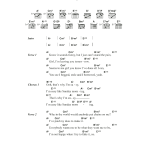 Commodores Easy Musik Noten - Guitar Chords/Lyrics - 116612-0