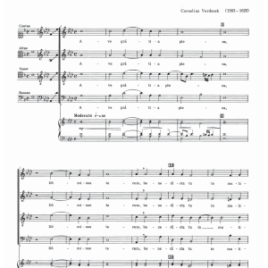 Cornelis Verdonck Ave Gratia Plena Musik Noten - SATB Choir - 121934-0