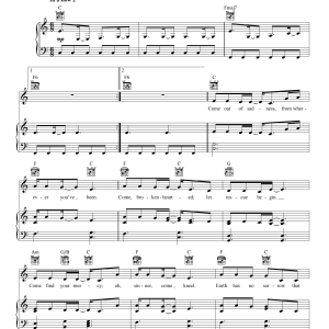 Crowder Come As You Are Musik Noten - Piano, Vocal & Guitar Chords - 158682-0