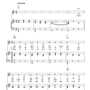 Cy Coben Sweet Violets Musik Noten - Piano, Vocal & Guitar Chords - 110334-0