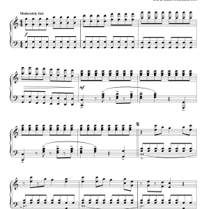 Dave Baby Corter The Happy Organ Musik Noten - Piano Solo - 161216-0