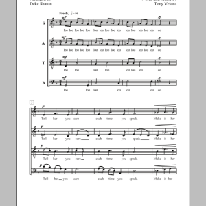 Deke Sharon Lollipops And Roses Musik Noten - SATB Choir - 71391-0
