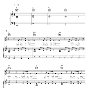 Delta Goodrem Wings Musik Noten - Piano, Vocal & Guitar Chords - 122399-0