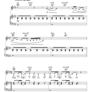 Demi Lovato In Case Musik Noten - Piano, Vocal & Guitar Chords - 152827-0