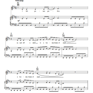 Demi Lovato Never Been Hurt Musik Noten - Piano, Vocal & Guitar Chords - 152809-0