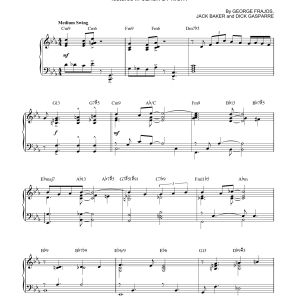 Dick Gasparre I Hear A Rhapsody [Jazz version] (arr. Brent Edstrom) Musik Noten - Piano Solo - 163985-0