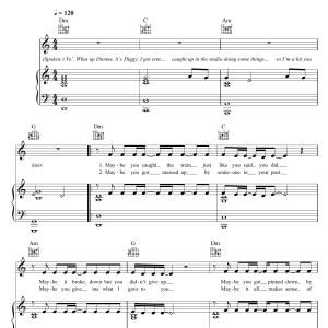 Dionne Bromfield Yeah Right Musik Noten - Piano, Vocal & Guitar Chords - 110426-0