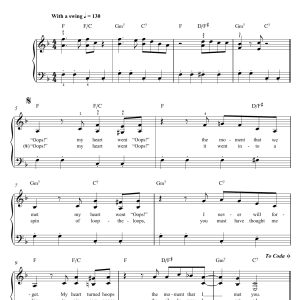 Doris Day Oops! Musik Noten - Easy Piano - 119799-0