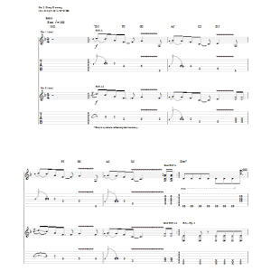 Doyle Bramhall II Green Light Girl Musik Noten - Guitar Tab - 155373-0