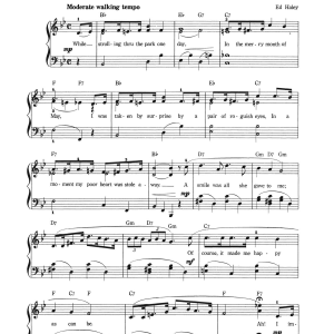 Ed Haley While Strolling Through The Park One Day Musik Noten - Ukulele - 152711-0