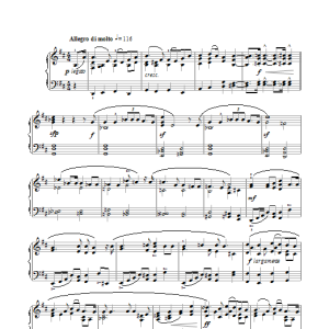 Edward Elgar The Swimmer (Sea Pictures Op. 37 No. 5) Musik Noten - Piano Solo - 111232-0