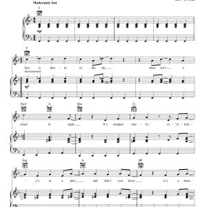 Electric Light Orchestra Mr. Blue Sky Musik Noten - Guitar Chords/Lyrics - 116790-0