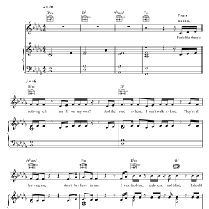 Eliot Kennedy Live By The Hook (from 'Finding Neverland') Musik Noten - Piano, Vocal & Guitar Chords - 122508-0