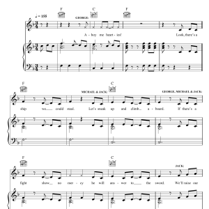 Eliot Kennedy The Pirates Of Kensington (from 'Finding Neverland') Musik Noten - Piano, Vocal & Guitar Chords - 122511-0